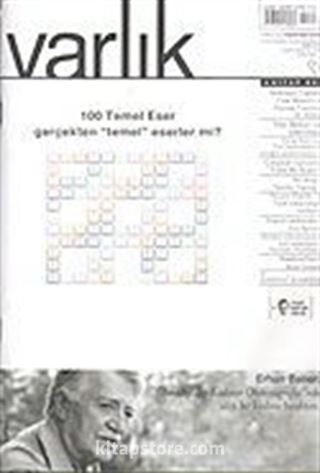 Varlık Aylık Edebiyat ve Kültür Dergisi / Ekim 2004