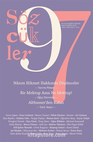 Sözcükler İki Aylık Edebiyat Dergisi Sayı:97 Mayıs-Haziran 2022
