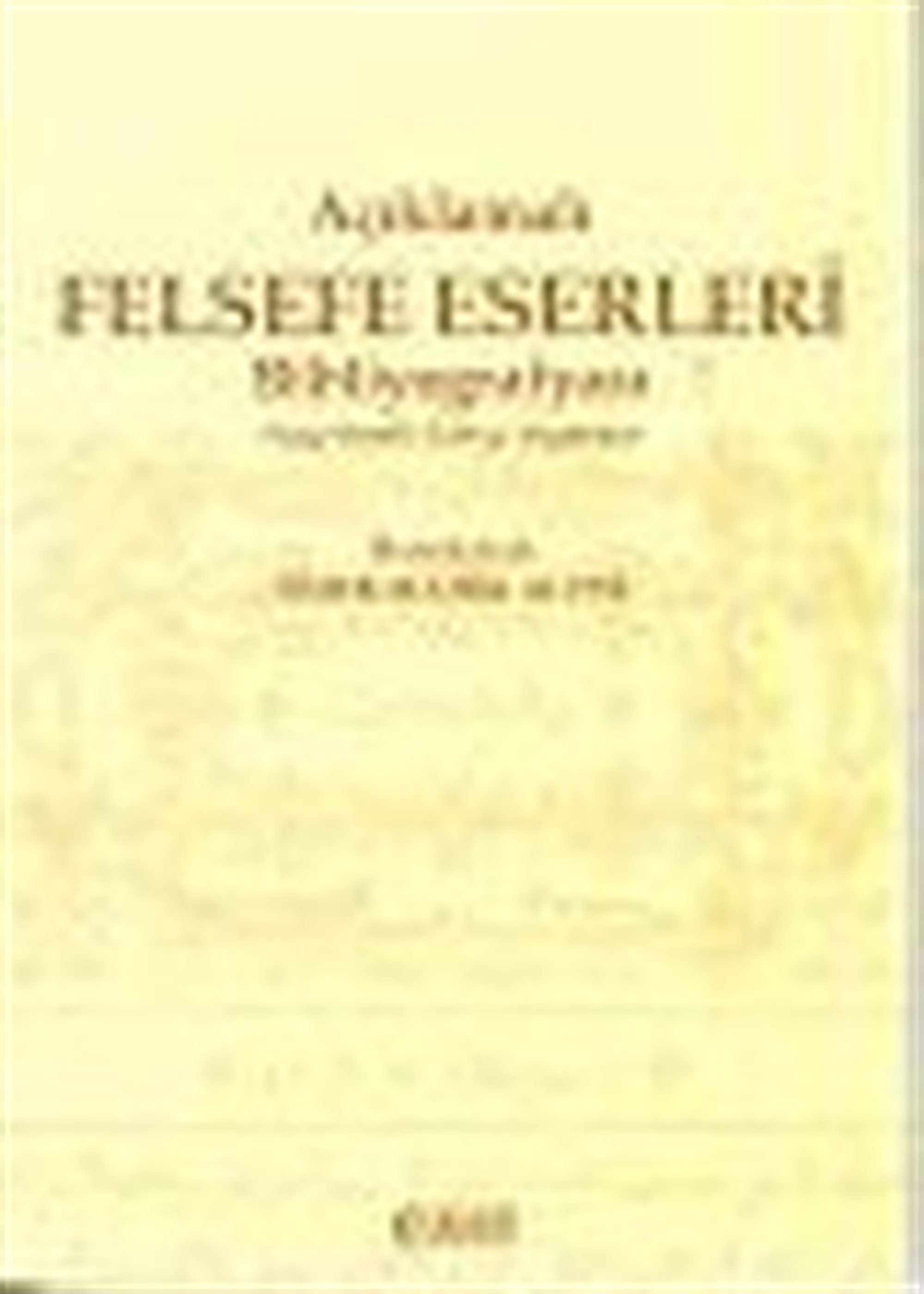 Açıklamalı Felsefe Eserleri Bibliyografyası