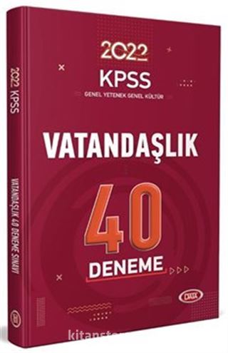 2022 KPSS Vatandaşlık 40 Deneme Sınavı