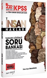 2022 KPSS ve Tüm Kurum Sınavlarına Hazırlık Tamamı Çözümlü İnsan Hakları Soru Bankası