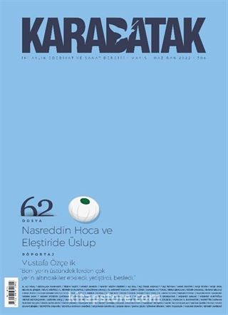 Karabatak Dergisi Sayı: 62 Mayıs-Haziran 2022