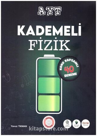 AYT Kademeli Fizik Denemeleri Konu Kapsamlı 40 Deneme