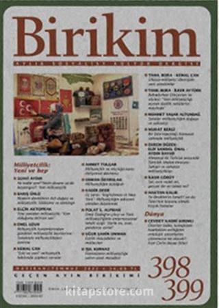 Birikim Aylık Sosyalist Kültür Dergisi Sayı:398-399 Haziran-Temmuz 2022