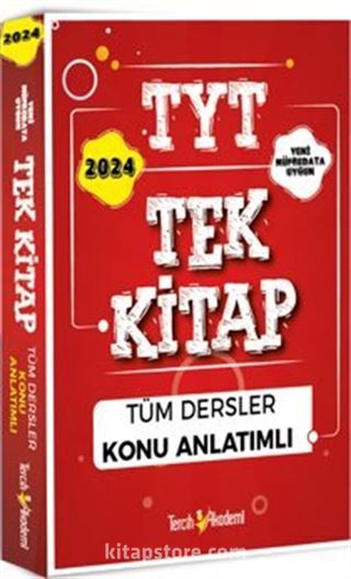 TYT Tek Kitap 2024 Tüm Dersler Konu Anlatımlı