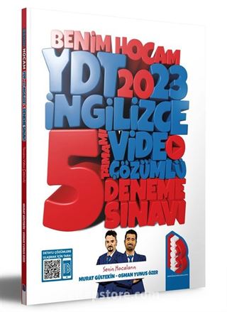 2023 YDT İngilizce Tamamı Video Çözümlü 5 Deneme Sınavı