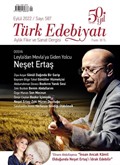 Türk Edebiyatı Aylık Fikir ve Sanat Dergisi Sayı: 587 Eylül 2022