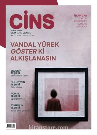 Cins Aylık Kültür Dergisi Sayı:85 Ekim 2022
