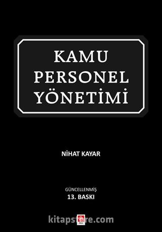 Kamu Personel Yönetimi