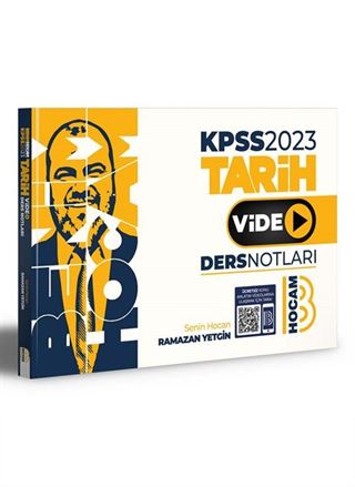 2023 KPSS Tarih Video Ders Notları