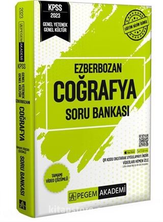 2023 Ezberbozan KPSS Genel Yetenek Genel Kültür Coğrafya Soru Bankası