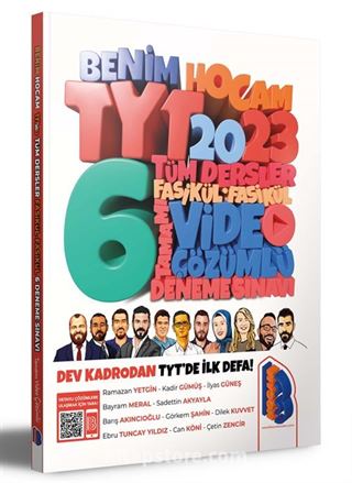 2023 TYT Tüm Dersler Tamamı Video Çözümlü Fasikül Fasikül Deneme Sınavı