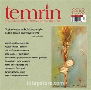 Temrin İki Aylık Edebiyat Dergisi Kasım - Aralık 2022 Bülteni