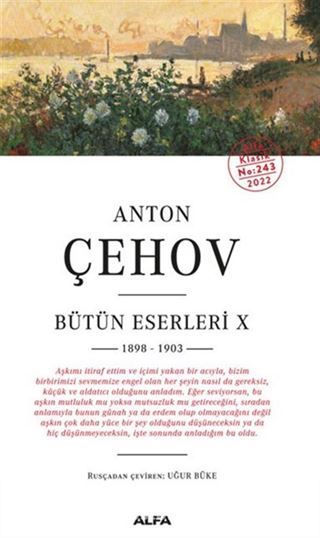 Anton Çehov Bütün Eserleri X 1898-1903