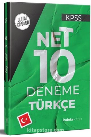 KPSS Türkçe Net 10 Deneme Dijital Çözümlü