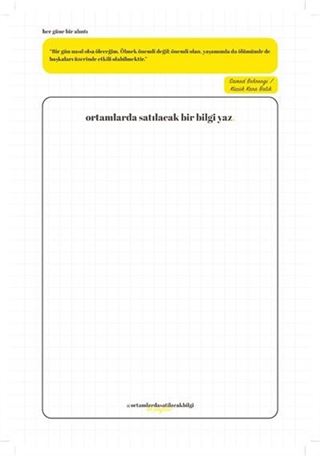 Farkındalık Defteri (Ciltli)