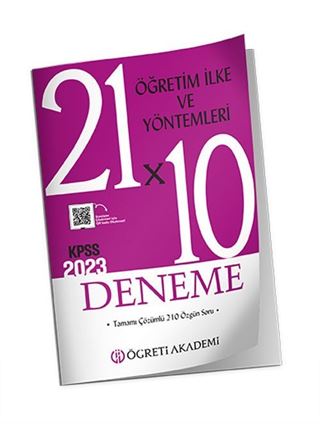 2023 KPSS Eğitim Bilimleri 21x10 Öğretim İlke ve Yöntemleri Deneme