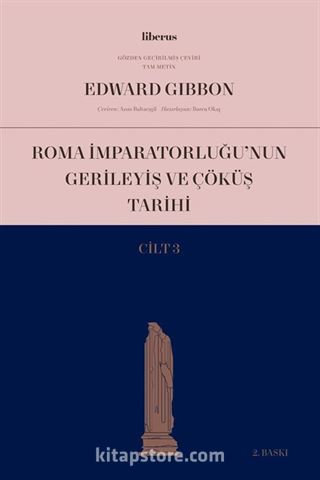 Roma İmparatorluğu'nun Gerileyiş ve Çöküş Tarihi (Cilt III)