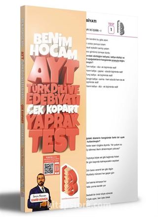 AYT Türk Dili ve Edebiyatı Çek Kopar Yaprak
