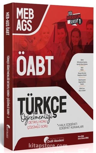 2023 ÖABT Türkçe 1. Kitap Halk Edebiyatı Konu Anlatımlı Soru Bankası