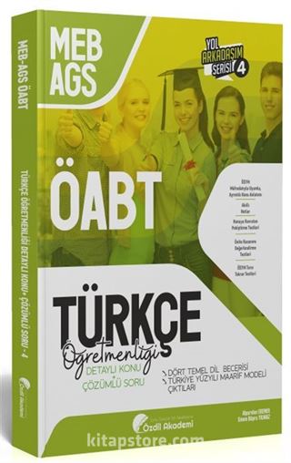 2023 ÖABT Türkçe 4. Kitap Dört Temel Dil Becerisi, Alan Eğitimi Konu Anlatımlı Soru Bankası