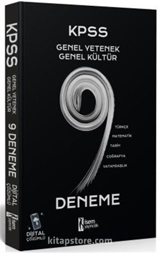 2023 KPSS Genel Yetenek Genel Kültür 9 Deneme