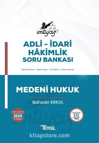 İmtiyaz Medeni Hukuk Soru Bankası