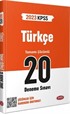 2023 KPSS Türkçe 20 Deneme Sınavı Karekod Çözümlü