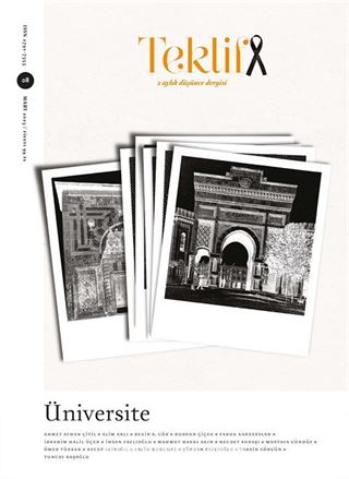 Teklif 2 Aylık Düşünce Dergisi Sayı:8 Mart 2023