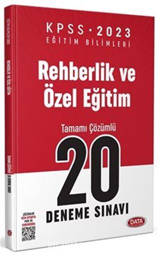 KPSS Eğitim Bilimleri Rehberlik Ve Özel Eğitim Tamamı Çözümlü 20 Deneme Sınavı