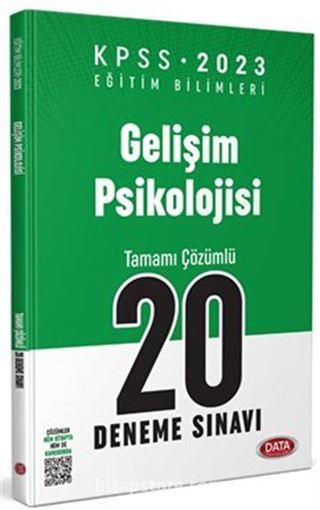 2023 KPSS Eğitim Bilimleri Gelişim Psikolojisi Tamamı Çözümlü 20 Deneme Sınavı