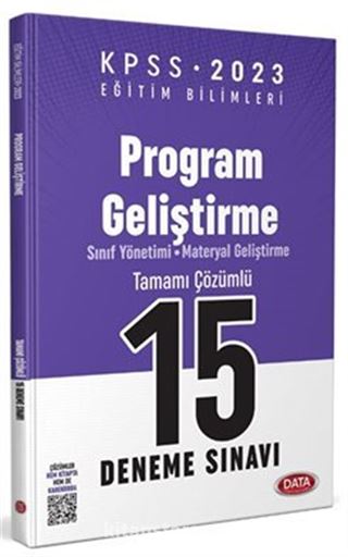2023 KPSS Eğitim Bilimleri Program Geliştirme Tamamı Çözümlü 15 Deneme Sınavı
