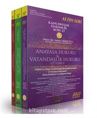 Kanunnme Hakimlik Kod:27 Konu Anlatımı 2023