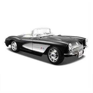 Maisto Chevrolet Corvette 1957 Model Araba - Siyah 1:24 (312758)