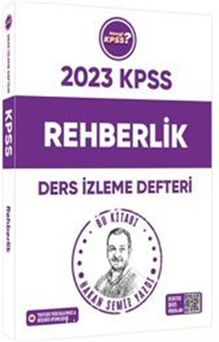 2023 Hangi KPSS Rehberlik Youtube Destekli Ders İzleme Defteri