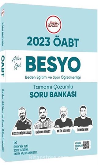 2023 ÖABT Beden Eğitimi ve Spor Öğretmenliği BESYO Altın Gol Tamamı Çözümlü Soru Bankası