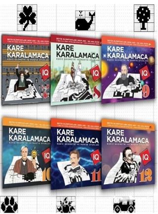 Kare Karalamaca Seti 2 / 7' den 70' e Akıl ve Mantık Oyunları (6 Kitaplık Zevkli Oyunlar)