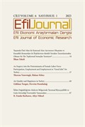 Efil Ekonomi Araştırmaları Dergisi; Cilt: 6 Sayı: 1