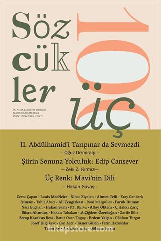 Sözcükler İki Aylık Edebiyat Dergisi Sayı:103 Mayıs-Haziran 2023