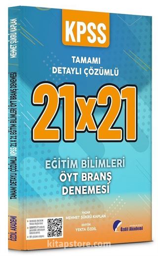 KPSS Eğitim Bilimleri Öğretim Yöntem Teknikleri 21x21 Deneme PDF Çözümlü