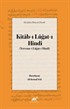 Hezârfen Hüseyin Efendi Kitâb-ı Lûġat-ı Hindî (Terceme-i Lûġat-ı Hindî)