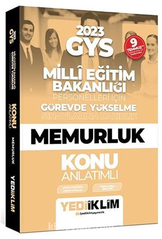 2023 GYS Millî Eğitim Bakanlığı Görevde Yükselme Sınavı Memurluk Konu Anlatımı