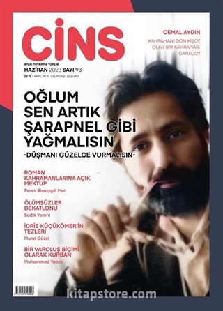 Cins Aylık Kültür Dergisi Sayı:93 Haziran 2023