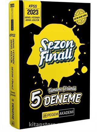 2023 KPSS Genel Yetenek Genel Kültür Sezon Finali Tamamı Çözümlü 5 Deneme