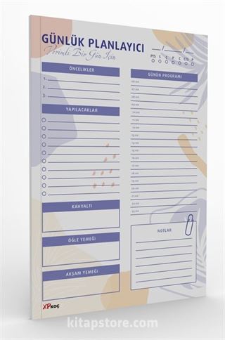 Günlük Planlayıcı / Çek Kopar - Evde, Okulda, İşte