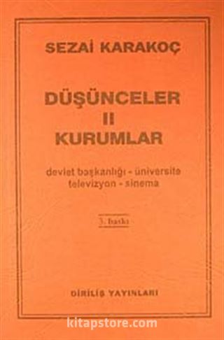 Düşünceler -2 / Kurumlar