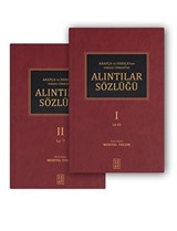 Arapça Ve Farsça'dan Osmanlı Türkçesi'ne Alıntılar Sözlüğü (2 Cilt Takım)