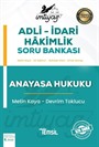 İmtiyaz Adli-İdari Hakimlik Soru Bankası Anayasa Hukuku