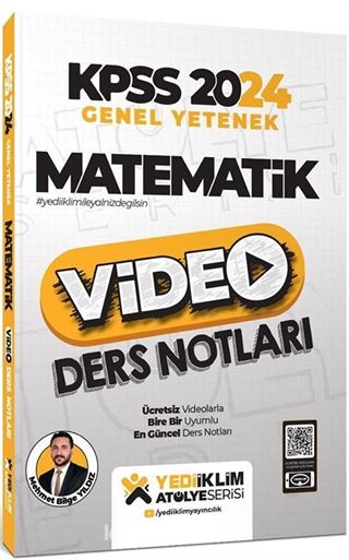 2024 KPSS Atölye Serisi Matemetik Video Ders Notları