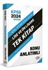 2024 KPSS Lise Ve Ön Lisans Tek Kitap Konu Anlatımlı